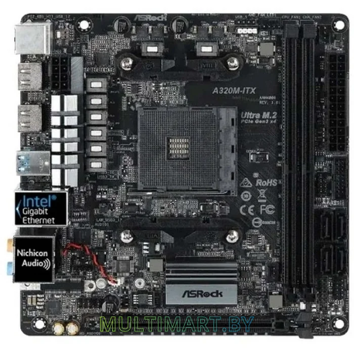 Материнская плата ASRock A320M-ITX